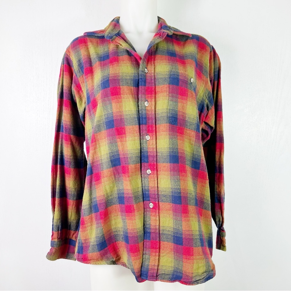 Vintage 90’s High Sierra by Mervyn’s flannel shirt medium 100% Cotton